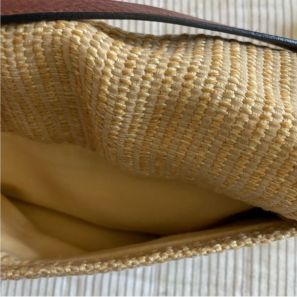 Etienne Aigner Tan and Brown Woven Women's Bag - Picture 4 of 7